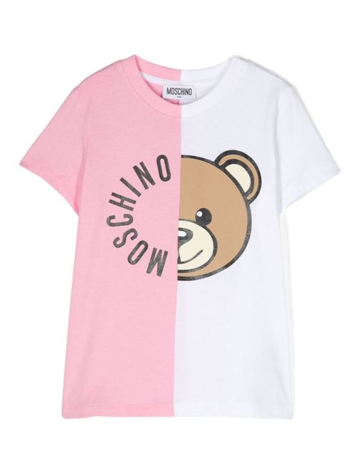 T-shirt bambina maniche corte MOSCHINO KID-TEEN | HUM04ILAA0250206